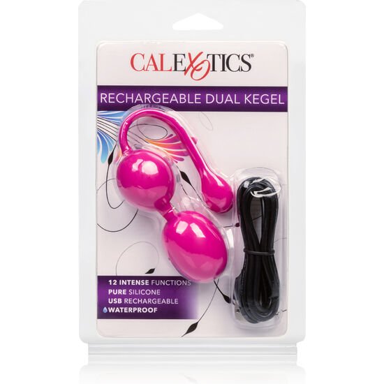 California Exotics - Kegel Double Rechargeable Rose - Gabychou - Boules chinoises