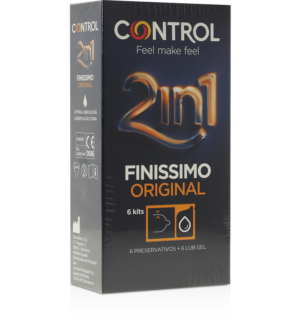 Control - Duo Finisimo + Lubrifiant 6 Unités - Gabychou - Bien-être