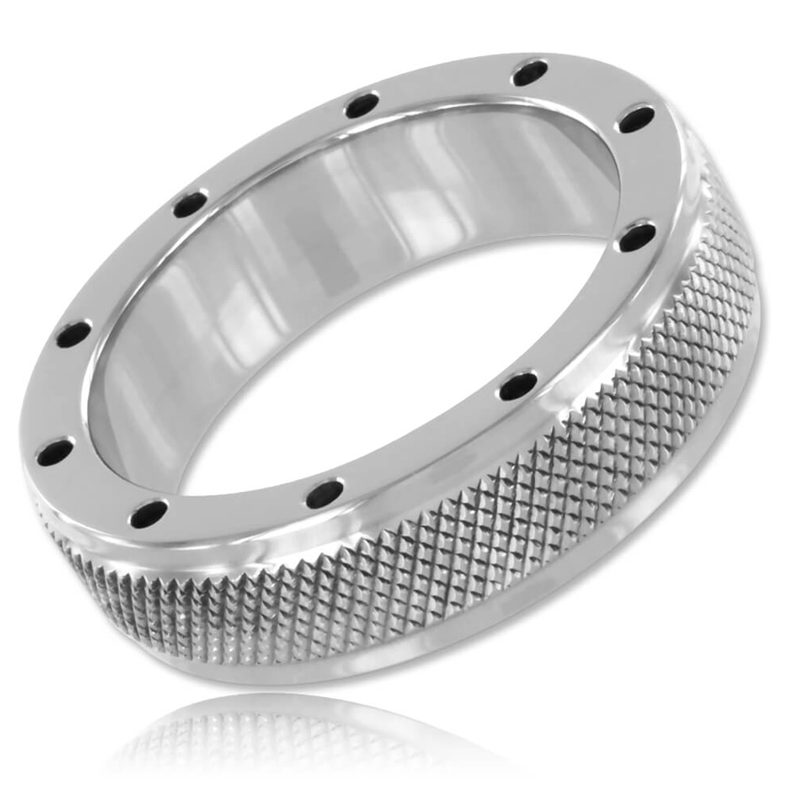 Metal Hard - Anneau pour Pénis et Testicules 55mm - Gabychou - Anneaux péniens BDSM