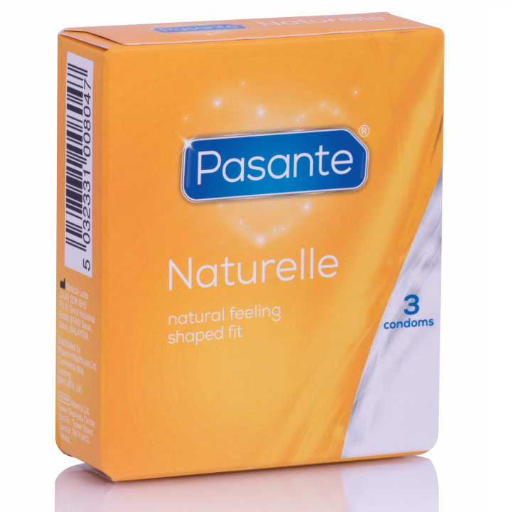 Pasante – Préservatif Naturel Pack de 3