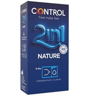 Control - Duo Natura Conservateur 2 en 1 et Gel 6 Unités - Gabychou - Cartons de 4 à 24