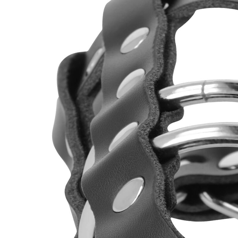 Darkness - Cage de Chasteté en Cuir avec Serrure - Gabychou - Articles BDSM