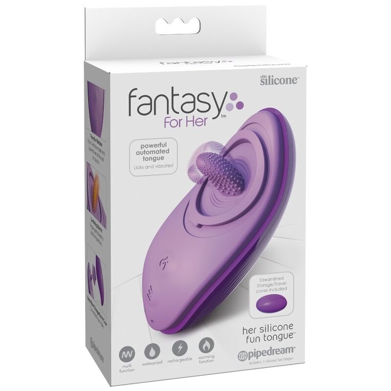 Fantasy For Her - Langue Amusante en Silicone Violet - Gabychou - Jouets pour femmes