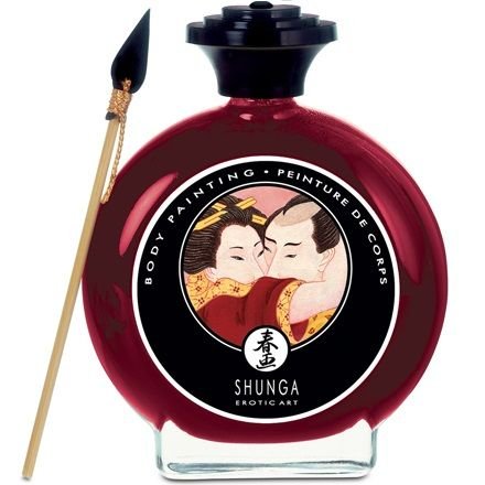 Shunga – Peinture Corporelle Fraise et Cava