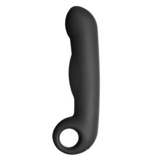 Electrastim - Gode Ovid en Silicone Noir - Gabychou - Anal