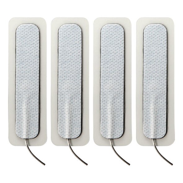 Electrastim - Tampons Auto-adhésifs Longs 4 Pièces de 1.5 cm x 7.5 cm - Gabychou - Articles BDSM