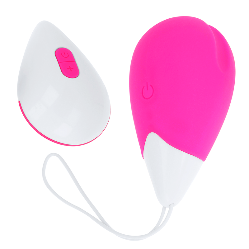 Ohmama – Oeuf Vibrant Texturé 10 Modes Rose et Blanc