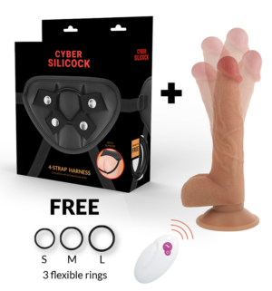 Cyber Silicock - Maître Strap-On Télécommande John - Gabychou - Harnais
