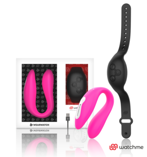 Wearwatch - Montre Vibrante Double Technologie Watchme Fuchsia/Azabache - Gabychou - Jouets pour femmes