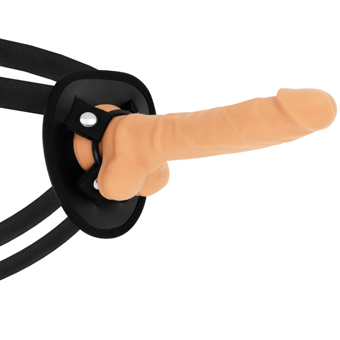 Cock Miller - Harnais et Cocksil Articulable en Silicone de Densité 19,5 cm - Gabychou - Harnais