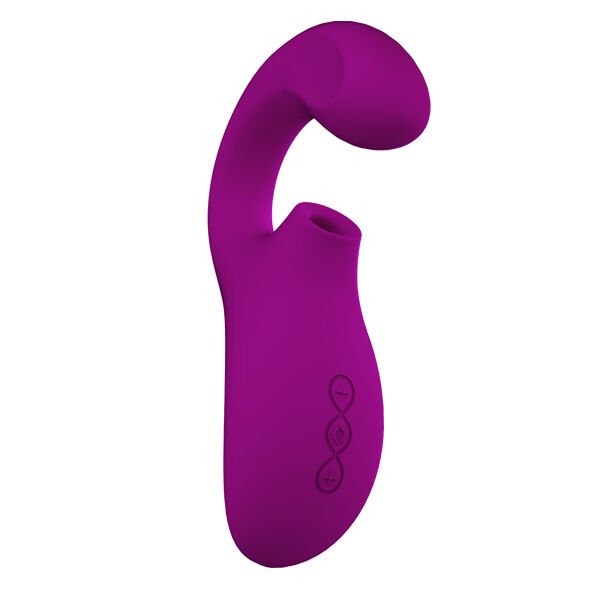 LELO - ENIGMA DOUBLE ASPIRATION STIMULATION MASSEUR ROSE PROFONDE - Gabychou - Jouets pour femmes