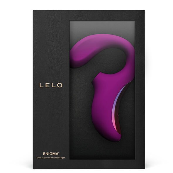 LELO - ENIGMA DOUBLE ASPIRATION STIMULATION MASSEUR ROSE PROFONDE - Gabychou - Jouets pour femmes