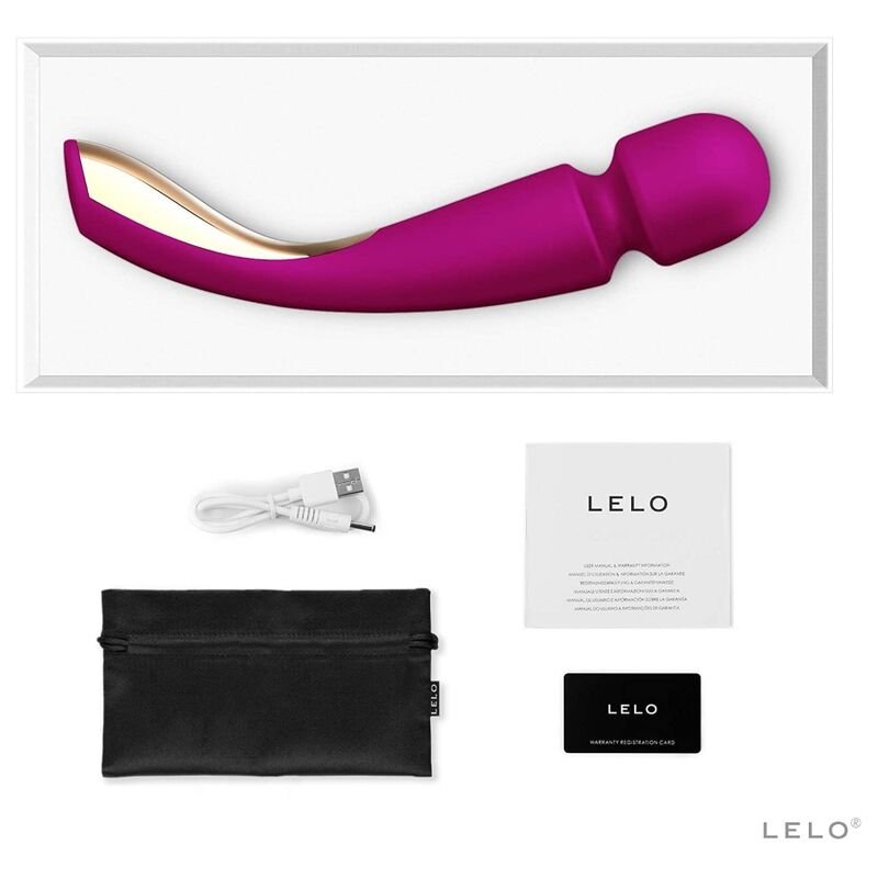 Lelo - Masseur Medium 2 Smart Wand Rose Profonde - Gabychou - Jouets pour femmes