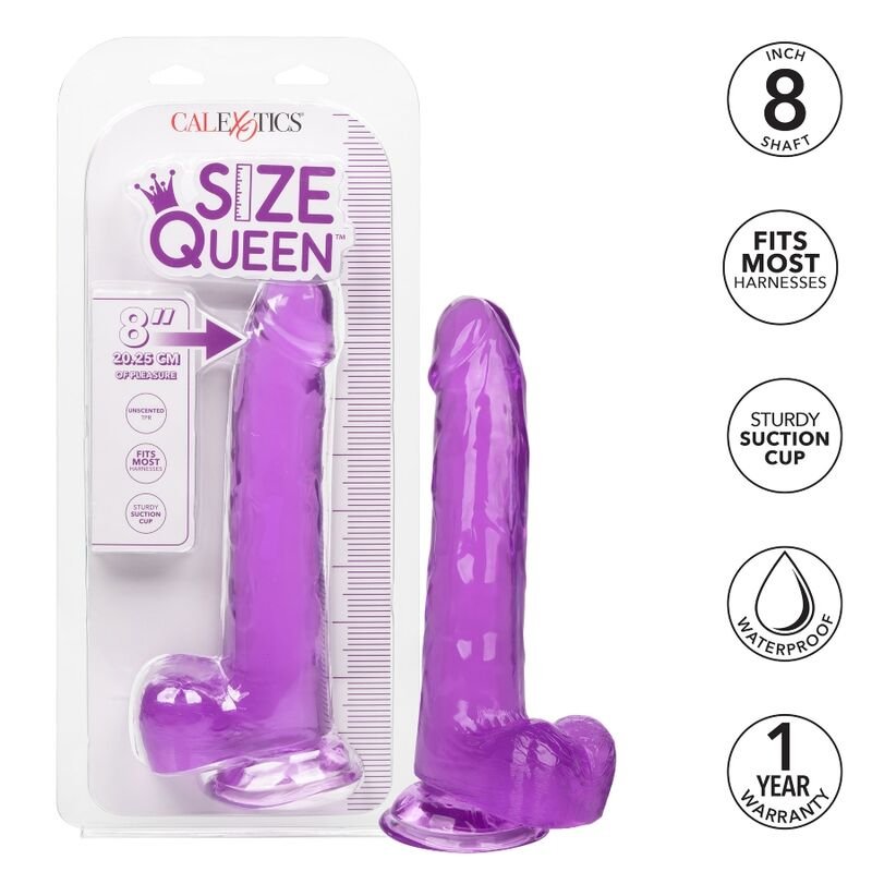 California Exotics - Gode Reine Taille Violet 20.3cm - Gabychou - Godes ceinture