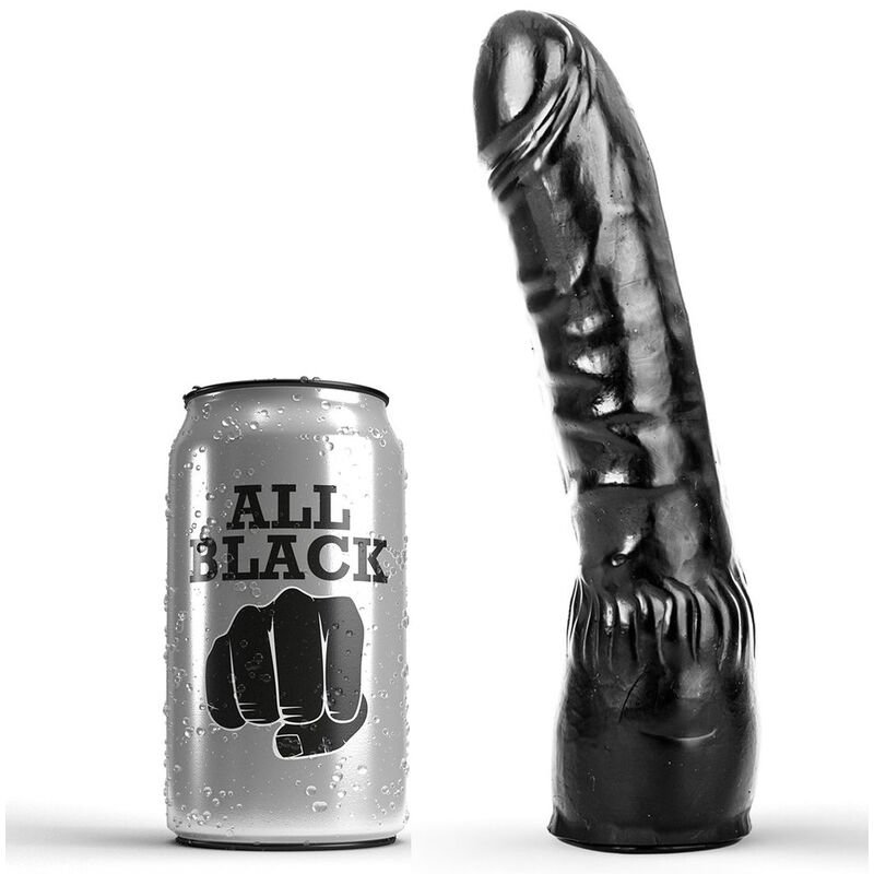 All Black – Gode Noir Réaliste 20 cm