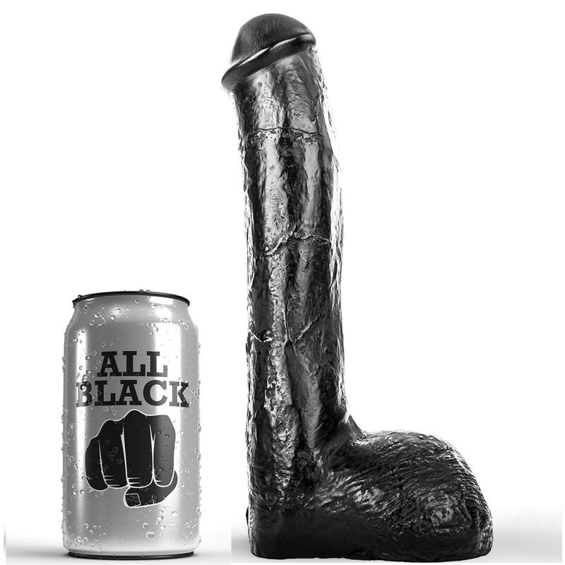 All Black – Pénis Anal Réaliste 23 cm