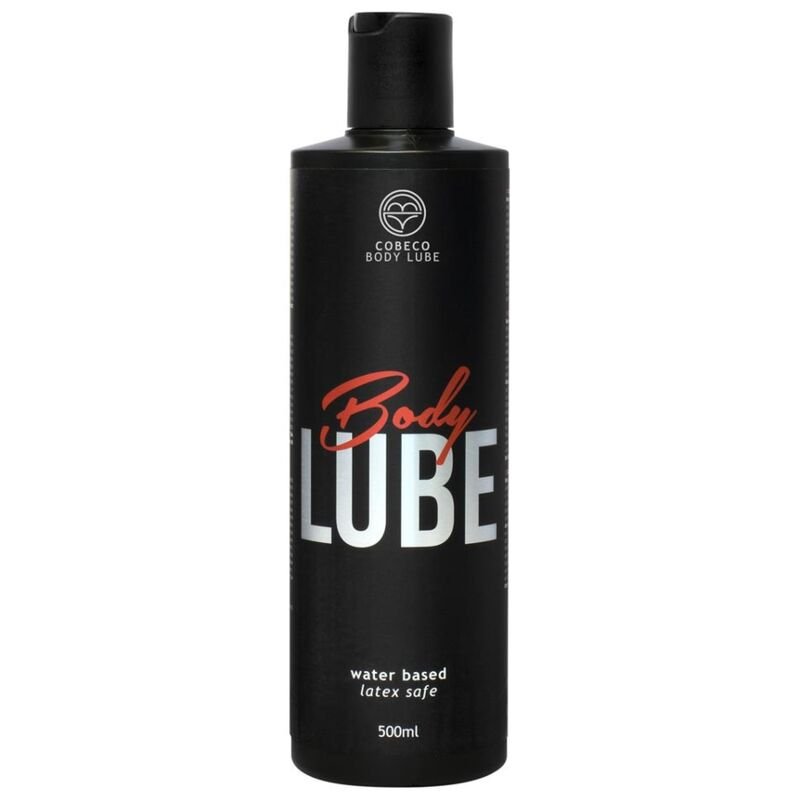 Cobeco – Lubrifiant à Base d&rsquo;Eau Latex Safe Bodylube 500 Ml