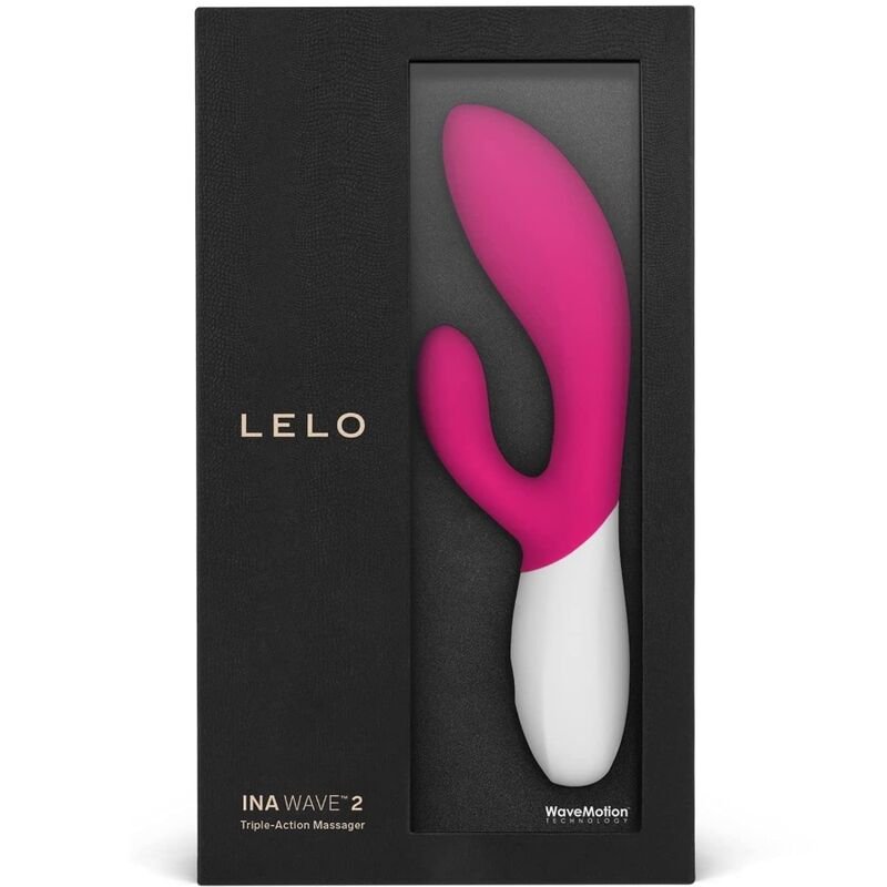 Lelo - Ina Wave 2 Luxe Vibrateur avec Mouvement Spécial Cerise - Gabychou - Jouets pour femmes