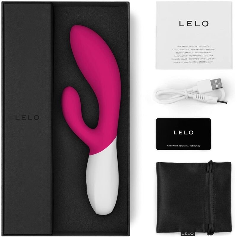 Lelo - Ina Wave 2 Luxe Vibrateur avec Mouvement Spécial Cerise - Gabychou - Jouets pour femmes