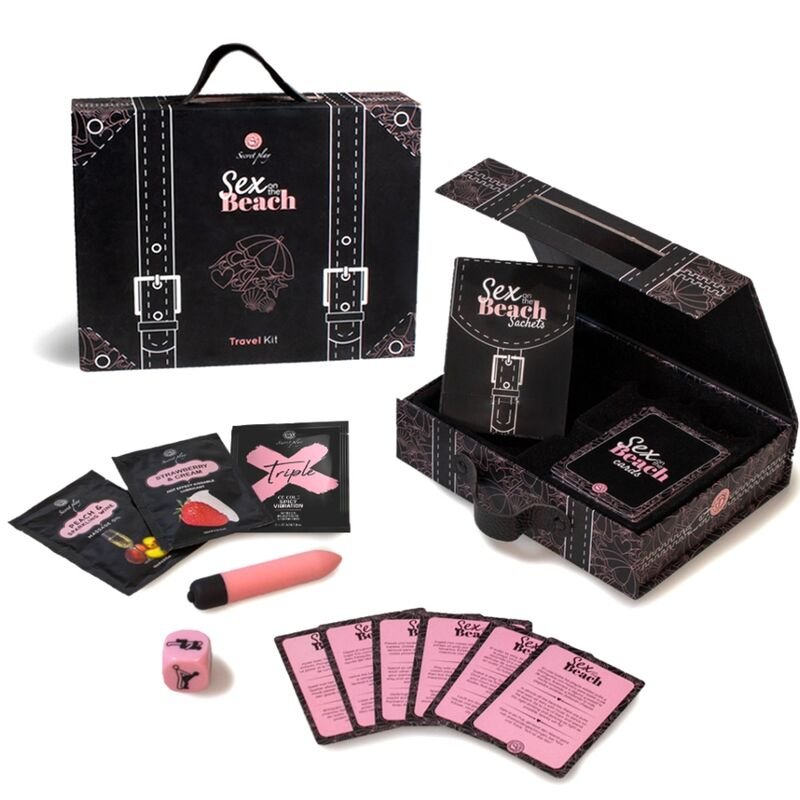 Secretplay - Kit de Voyage Sexe sur la Plage - Gabychou - Jeux coquin pour couple