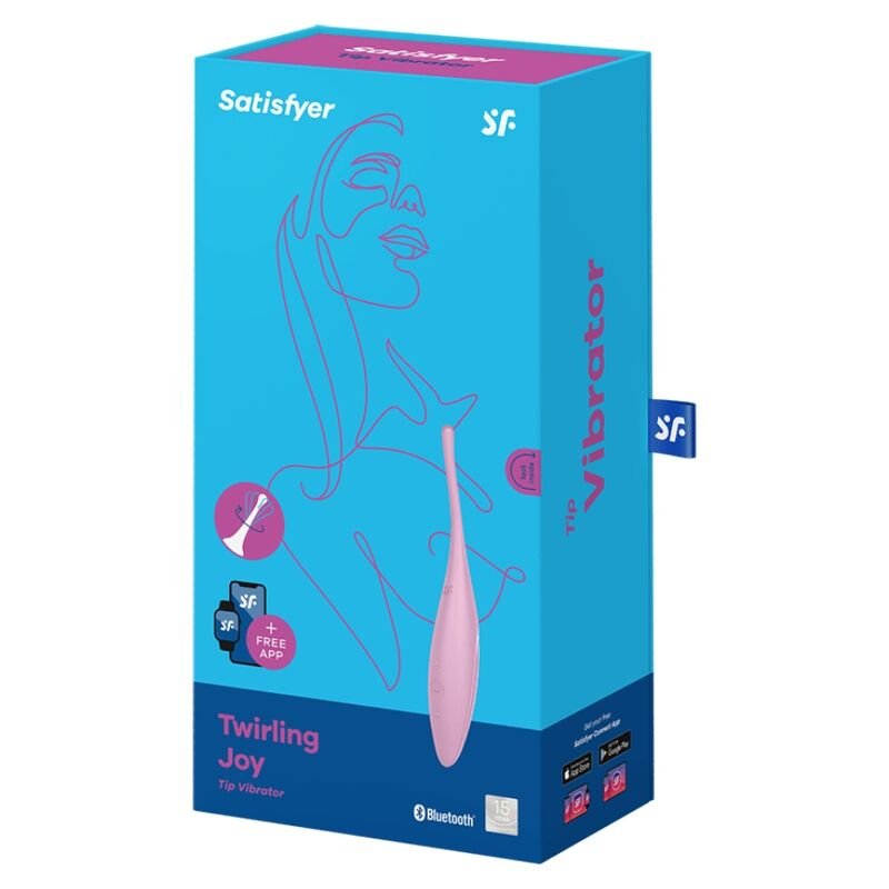 Satisfyer - Vibrateur Pointe de Clit Twirling Joy Rose - Gabychou - Jouets pour femmes