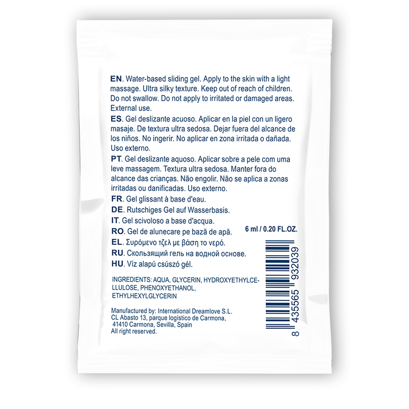 Waterfeel - Gel de Glissement Neutre à Base d'Eau 6 ml - Gabychou - Base d'eau