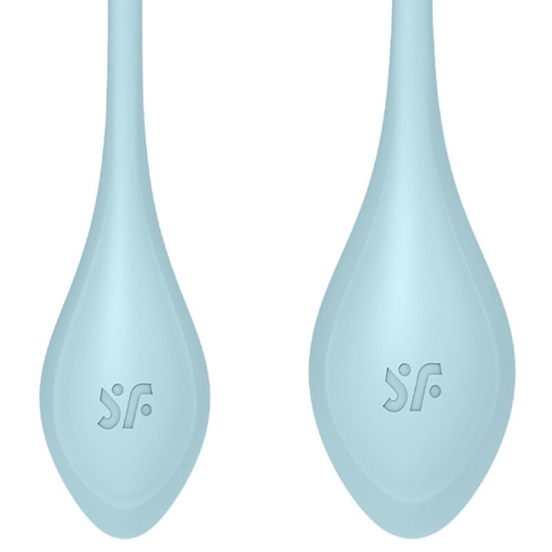 Satisfyer - Ensemble d'Entraînement Yoni Power 2 Bleu - Gabychou - Boules de silicone