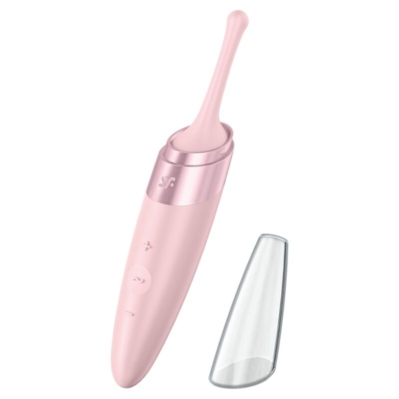 Satisfyer - Vibrateur Pointe de Clit Twirling Delight Rose - Gabychou - Jouets pour femmes