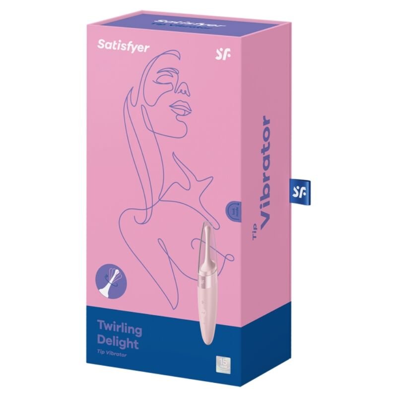 Satisfyer - Vibrateur Pointe de Clit Twirling Delight Rose - Gabychou - Jouets pour femmes