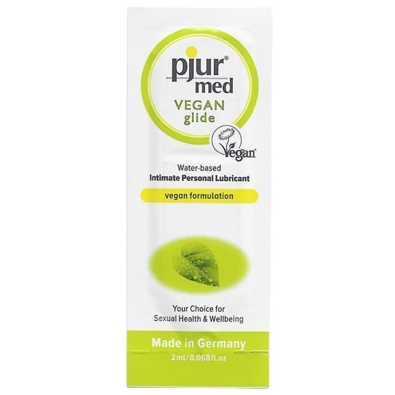 Pjur - Med Lubrifiant Vegan Glide à Base d'Eau 2 Ml - Gabychou - Bien-être
