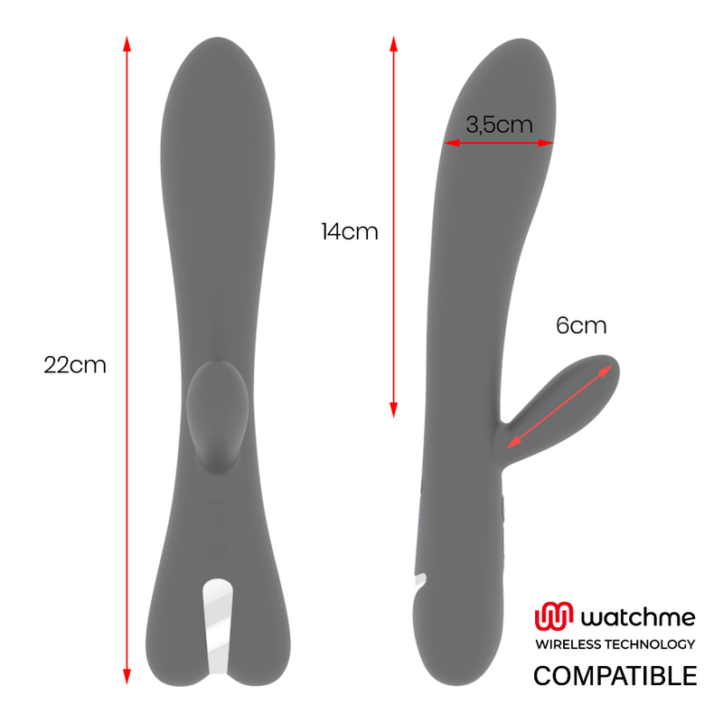 Brilly Glam - Vibrateur Erik Watchme Technologie Sans Fil Compatible - Gabychou - Jouets pour femmes