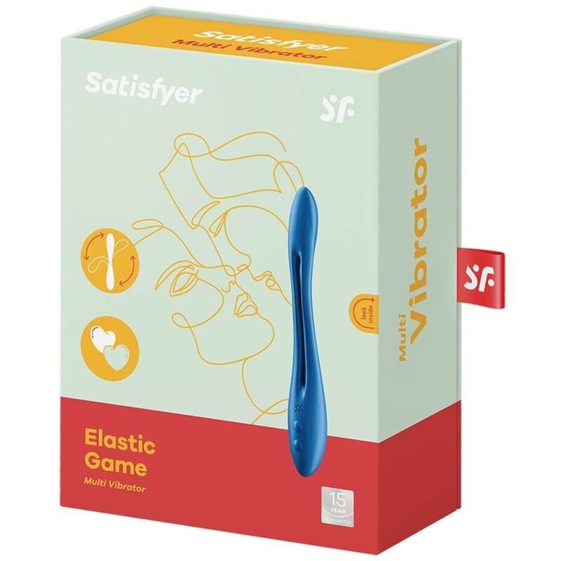 Satisfyer - Vibrateur Multi Élastique Game Bleu - Gabychou - Accessoires Pénis