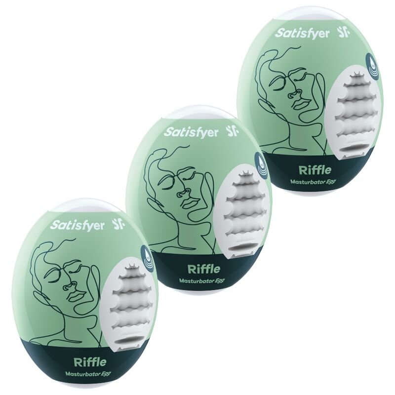 Satisfyer - Trio d'Oeufs Masturbateurs Riffle - Gabychou - Jouets sexuels pour hommes
