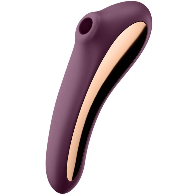 Satisfyer - Vibrateur Dual Kiss Air Pulse en Vin Rouge - Gabychou - Jouets pour femmes
