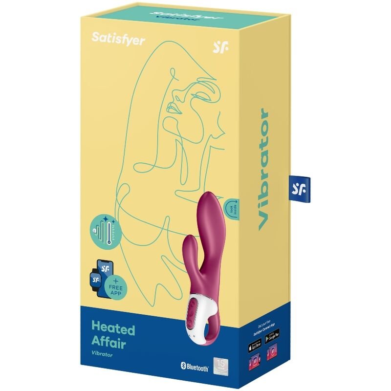 Satisfyer - Vibrateur Chauffant Point G Heated Affair - Gabychou - Jouets pour femmes