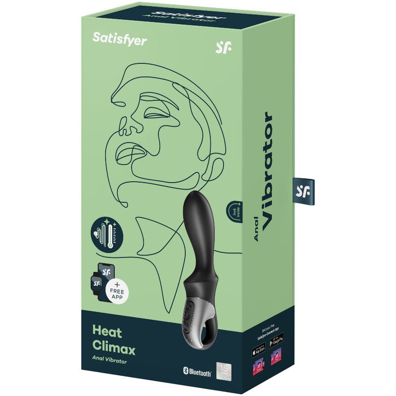 Satisfyer - Vibrateur Anal Heat Climax Noir - Gabychou - Anal