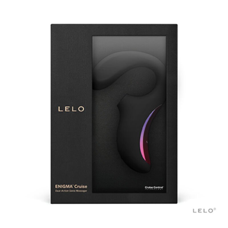 LELO - ENIGMA CRUISE MASSEUR SONIQUE DOUBLE STIMULATION NOIR - Gabychou - Jouets pour femmes