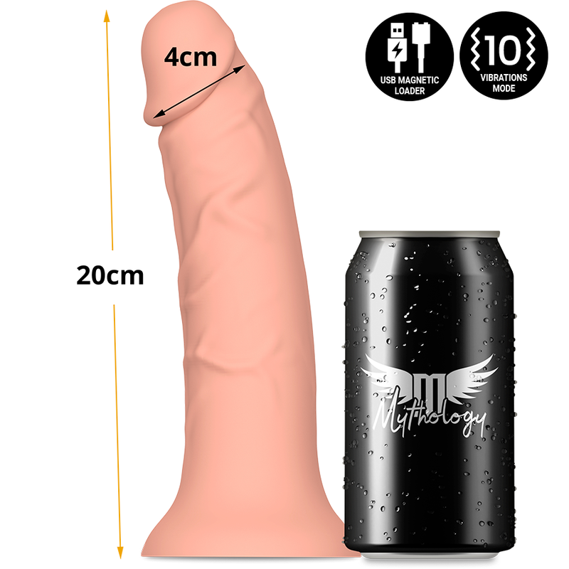 Mythology - Dildo Asher Original M, Vibrateur Compatible Avec la Technologie Sans Fil Watchme - Gabychou - Anal