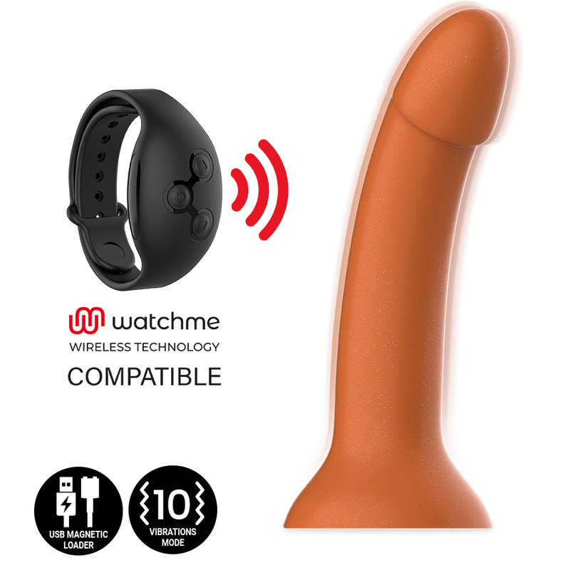 Mythology - Dildo Royal Rune M, Vibrateur Watchme avec Technologie Sans Fil Compatible - Gabychou - Anal