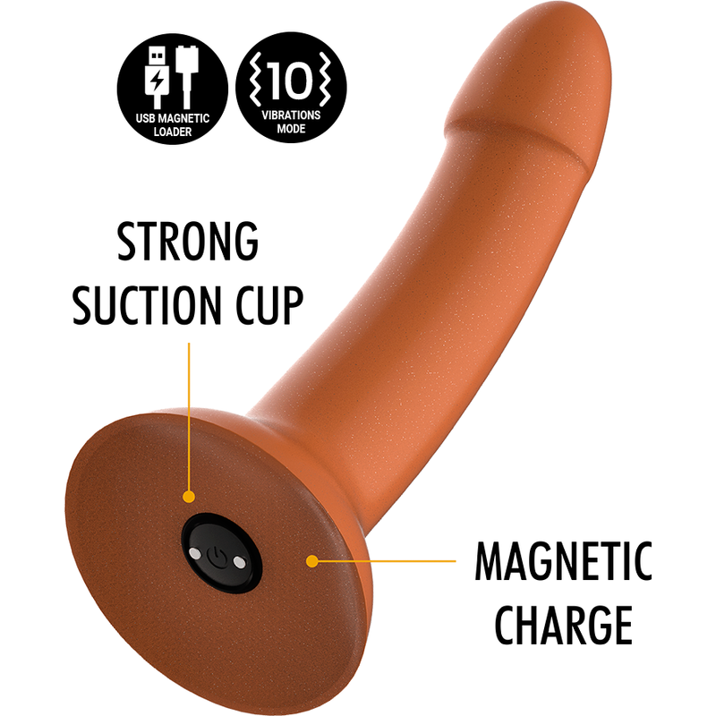 Mythology - Dildo Royal Rune M, Vibrateur Watchme avec Technologie Sans Fil Compatible - Gabychou - Anal