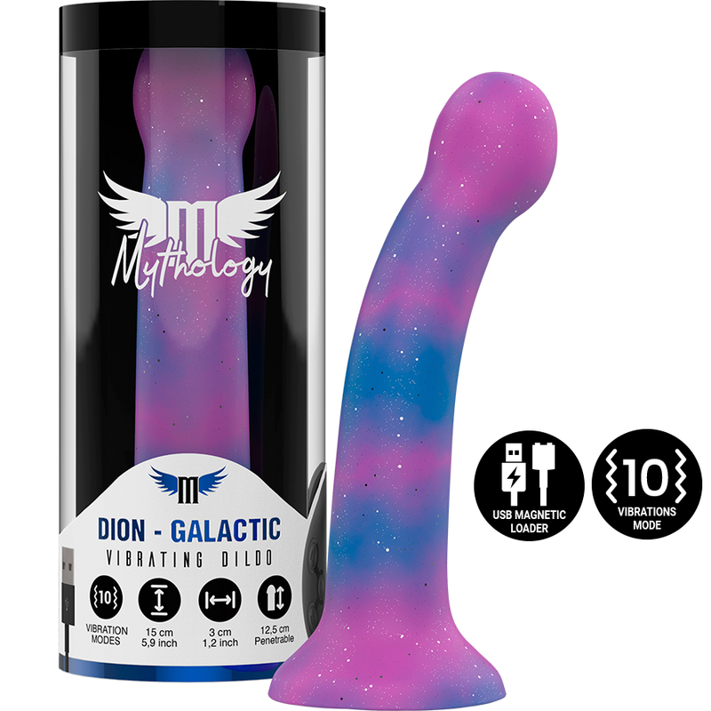 Mythology - Dildo Dion Galactic S, Vibrateur Watchme Technologie Sans Fil Compatible - Gabychou - Anal