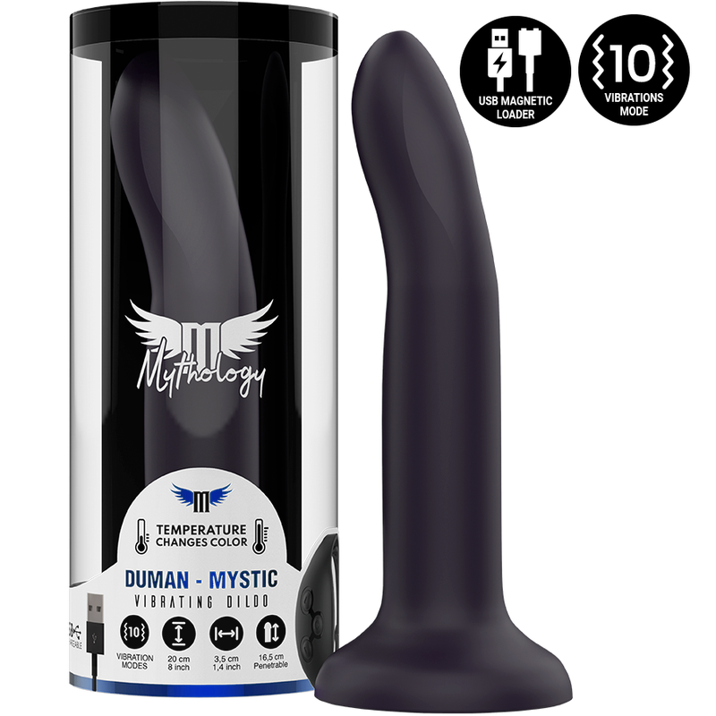 Mythology - Dildo Mystic Duman L, Vibrateur Compatible avec la Technologie Sans Fil Watchme - Gabychou - Anal
