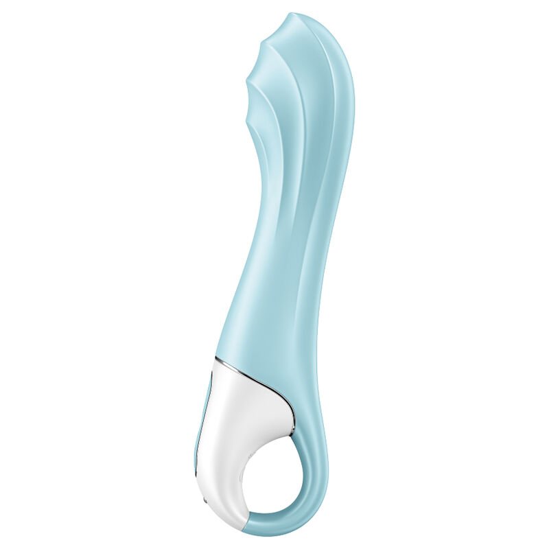 Satisfyer - Vibrateur Gonflable Air Pump 5+ App pour Point G Bleu - Gabychou - Jouets pour femmes