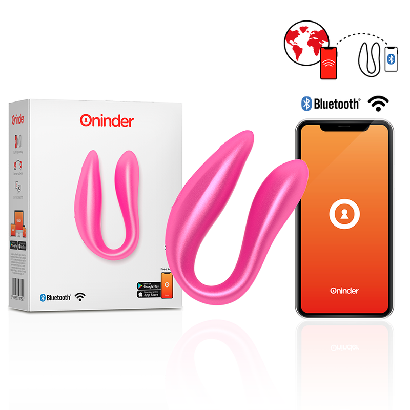 Oninder – Stimulateur Clitoral et G-spot Lisboa Rose avec Application Gratuite