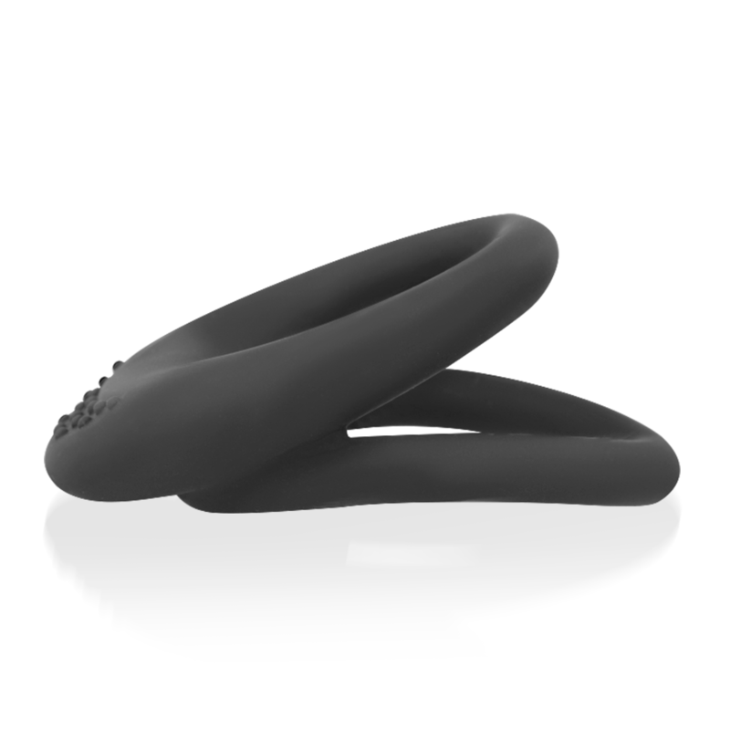 Ohmama - Bague Double Silicone 3.5 cm - 4.5 cm - Gabychou - Accessoires Pénis