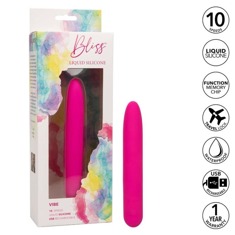 California Exotics - Bliss Vibe Rose devient : California Exotics - Vibromasseur Bliss Rose - Gabychou - Balles vibrantes