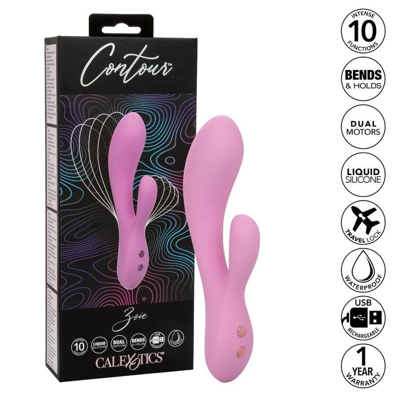 California Exotics - Contour Zoie Rose - Gabychou - Vibrateurs