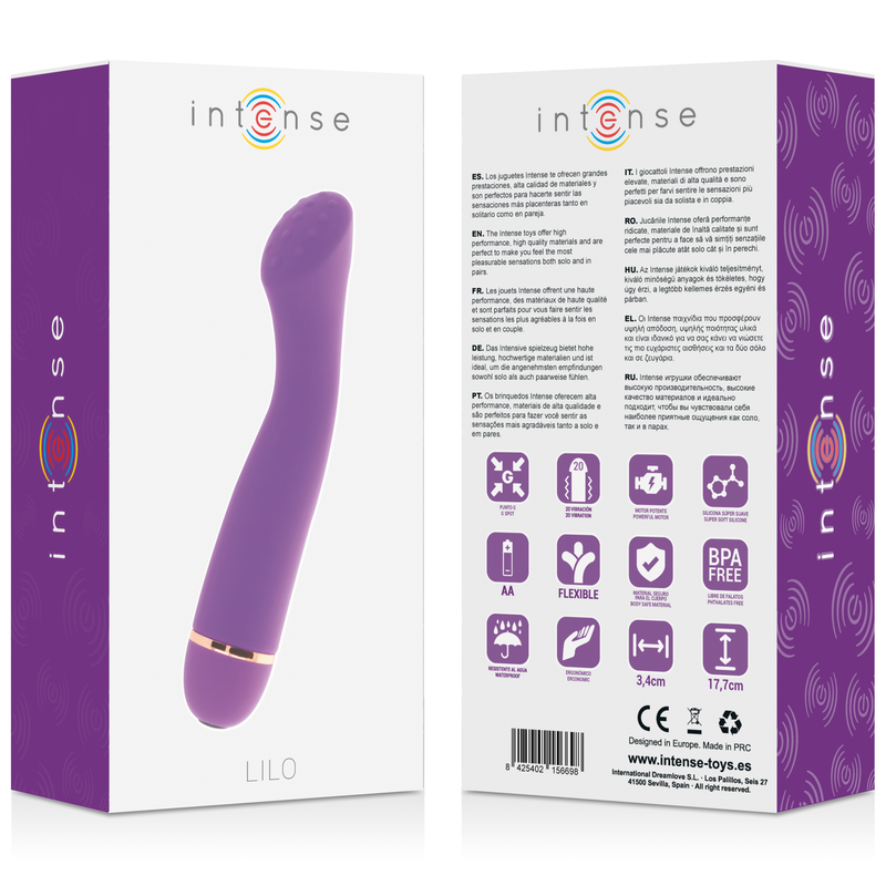 Intense - Lilo Silicone Lila 20 Vitesses - Gabychou - Jouets pour femmes