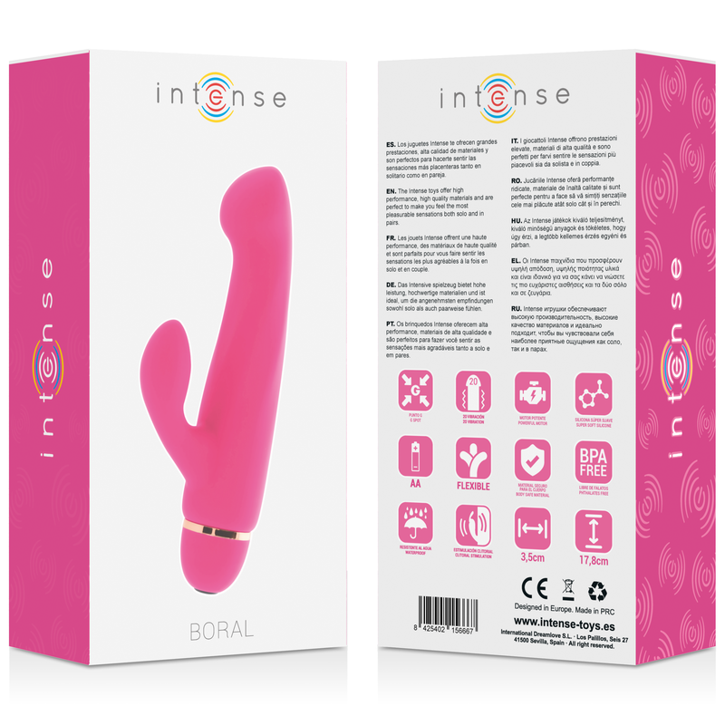 Intense - Boral Silicone Rose 20 Vitesses - Gabychou - Jouets pour femmes