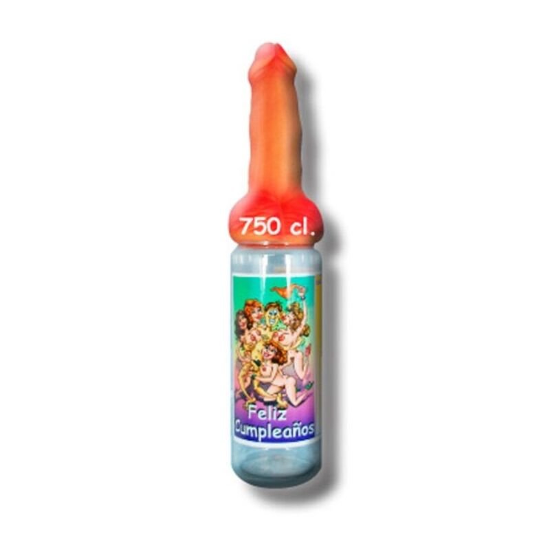 Diablo Picante - Biberon Pénis Anniversaire Chair 750ml - Gabychou - Articles amusants